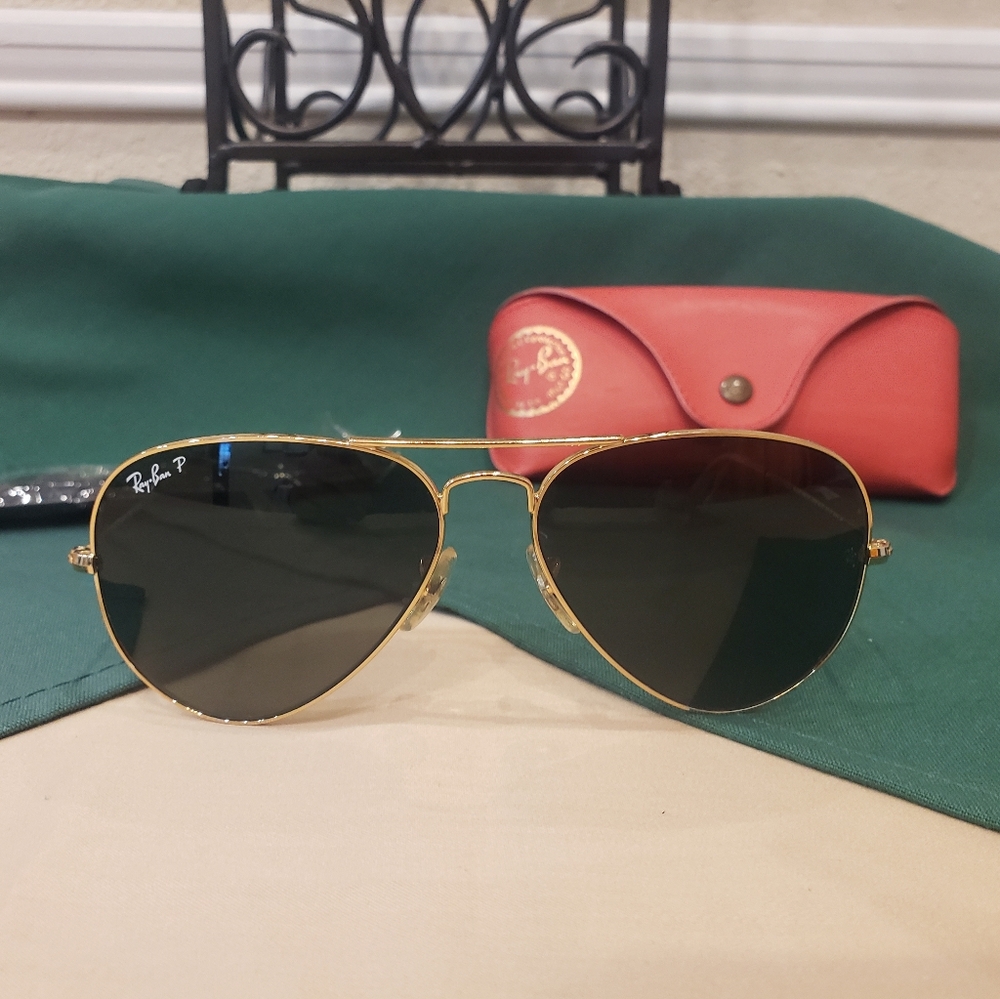 Ray-Ban Aviator Sunglasses RB 3025 Aviator Large Metal 001/58 58014 3P